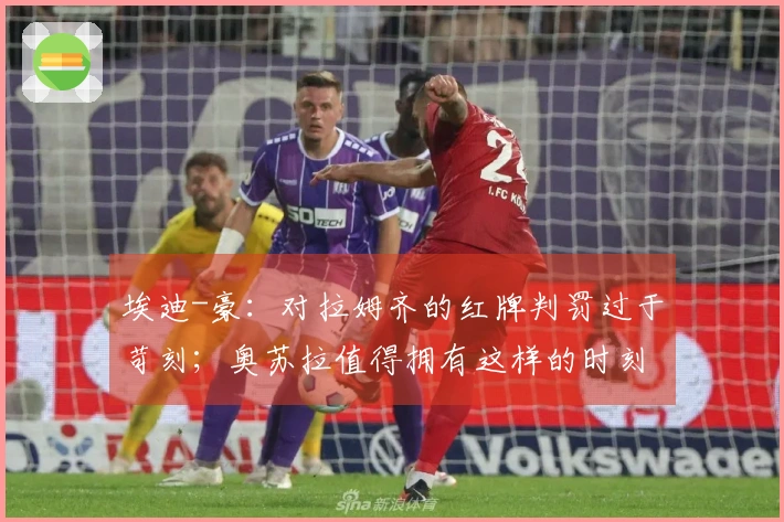 埃迪-豪：对拉姆齐的红牌判罚过于苛刻；奥苏拉值得拥有这样的时刻