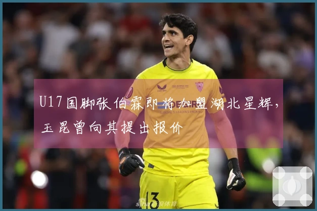 U17国脚张伯霖即将加盟湖北星辉，玉昆曾向其提出报价